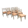 Set of (10) Guillerme & Chambron dining chairs, Model 