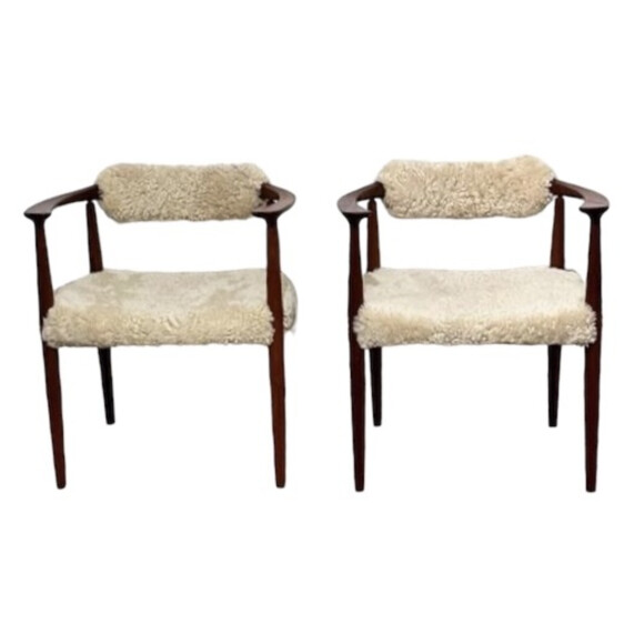 Pair of 1960's Danish Brent Anderson Armchairs 65643