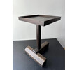 Lucca Studio Rhodes Walnut Side Table 68445