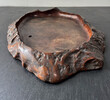 Antique Japanese Burlwood Walnut Tray 70709