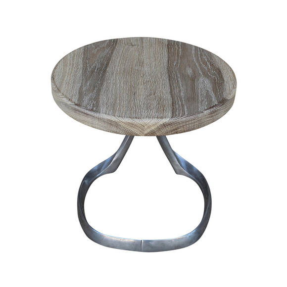 Limited Edition Oak and Stainless Base Table 25580