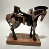 Large Scale 1970's Italian Cubist Ceramic Horse 74083