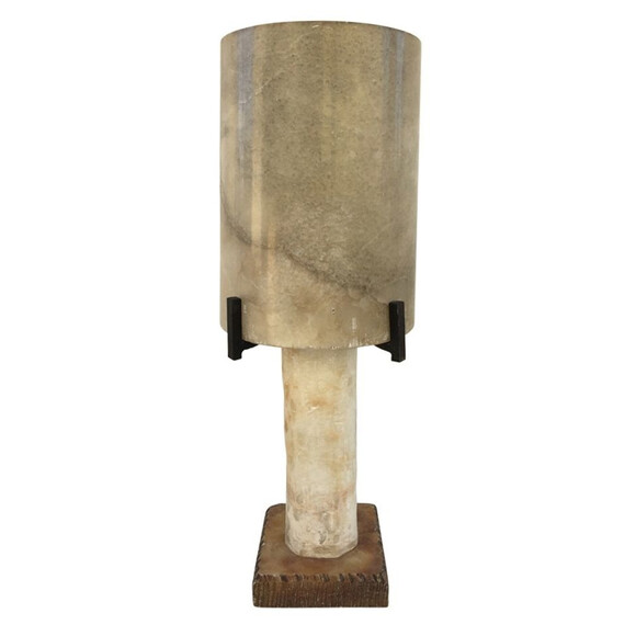 French Mid Century Alabaster Lamp 32350