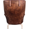 Single Danish Leather Arm Chair 29074