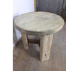 Lucca Studio Miles Oak and Bronze Side Table 37702