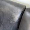 Danish Black Leather Bench 42074
