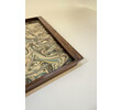 Limited Edition Walnut Tray with Vintage Italian Marbleized Paper 75995