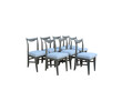 Set of (8) Guillerme et Chambron Oak Dining Chairs 32253