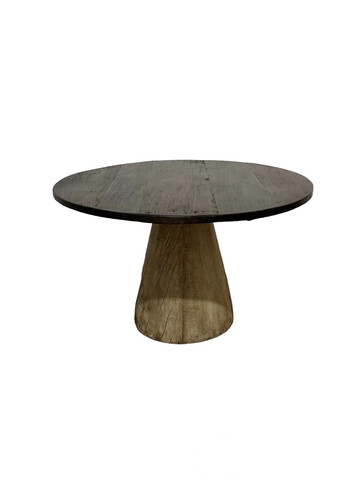 Limited Edition Walnut Top Round Dining Table 65558