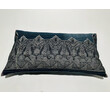 19th Century Indigo Moroccan Embroidery Textile Pillow 61001
