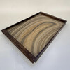 Limited Edition Walnut Tray with Vintage Italian Marbleized Paper 75811