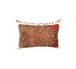 Rare Embroidery on Moroccan Tribal Textile Pillow 45275