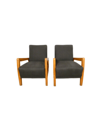 Pair of French 1940's Arm Chairs 47476