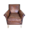 19th Century Swedish Leather Chair 77829