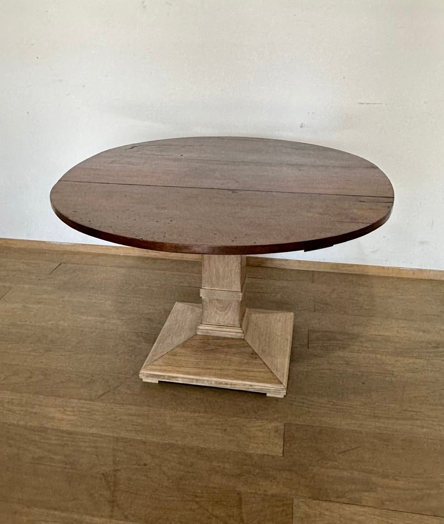 Exceptional 18th Century Walnut Top Dining Table