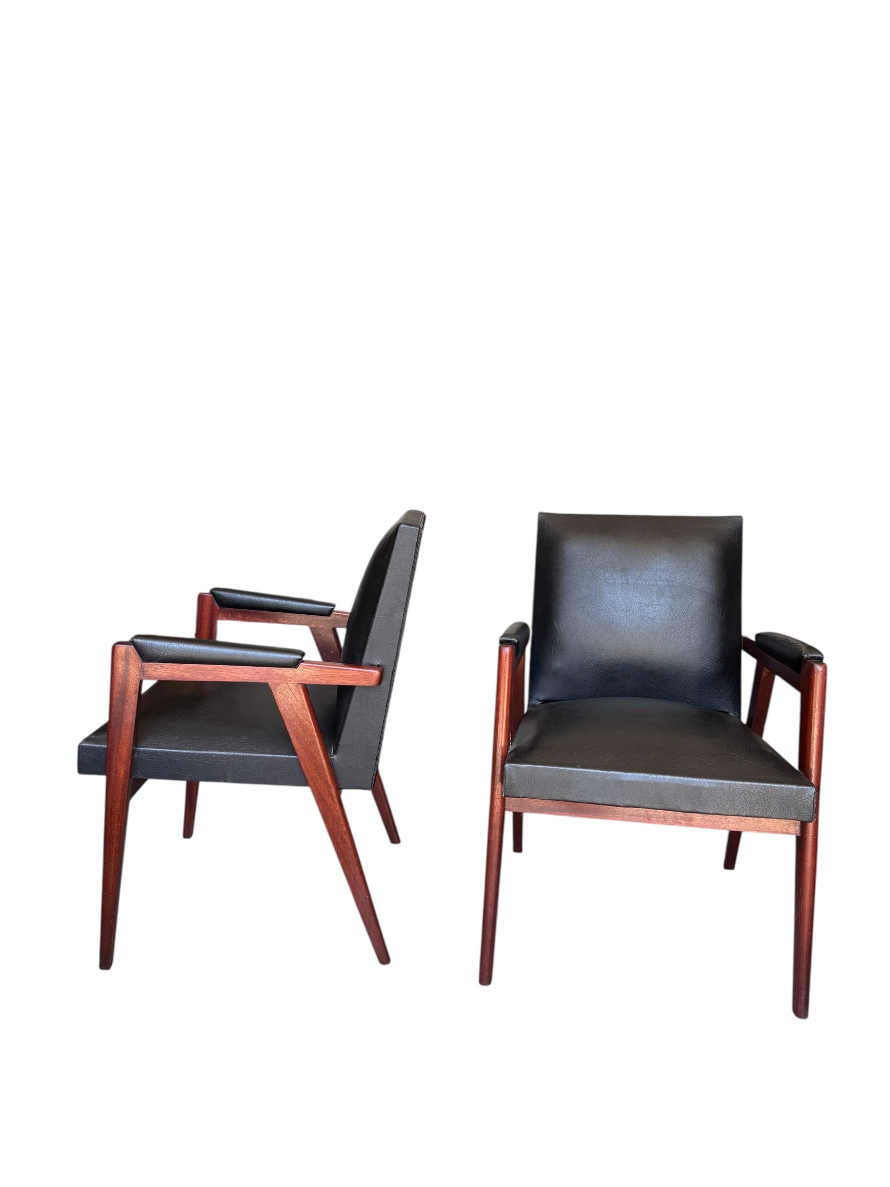 Pair of French Art Deco Arm Chairs
