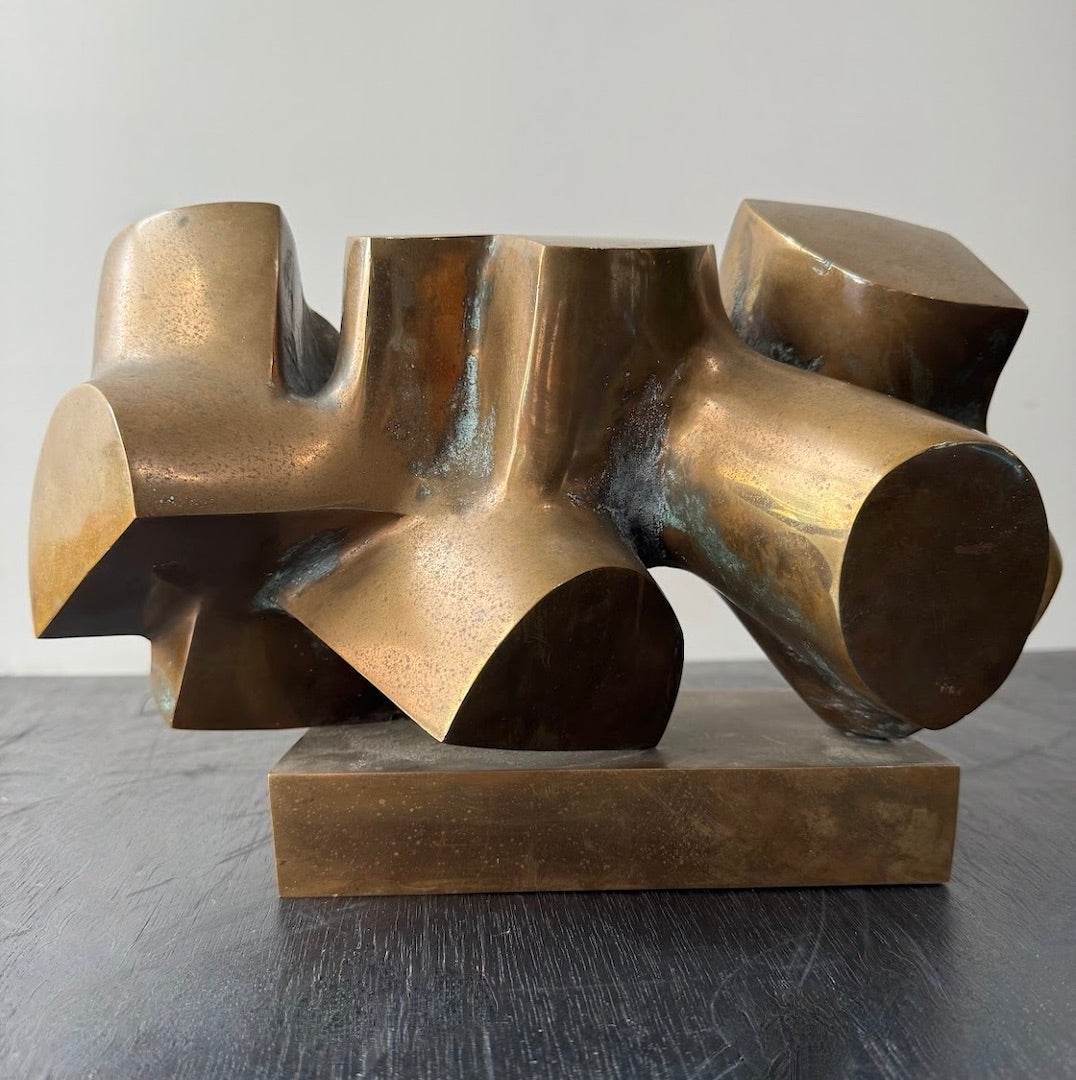 Large Sculptural Augustin Filipovic Bronze Sculpture