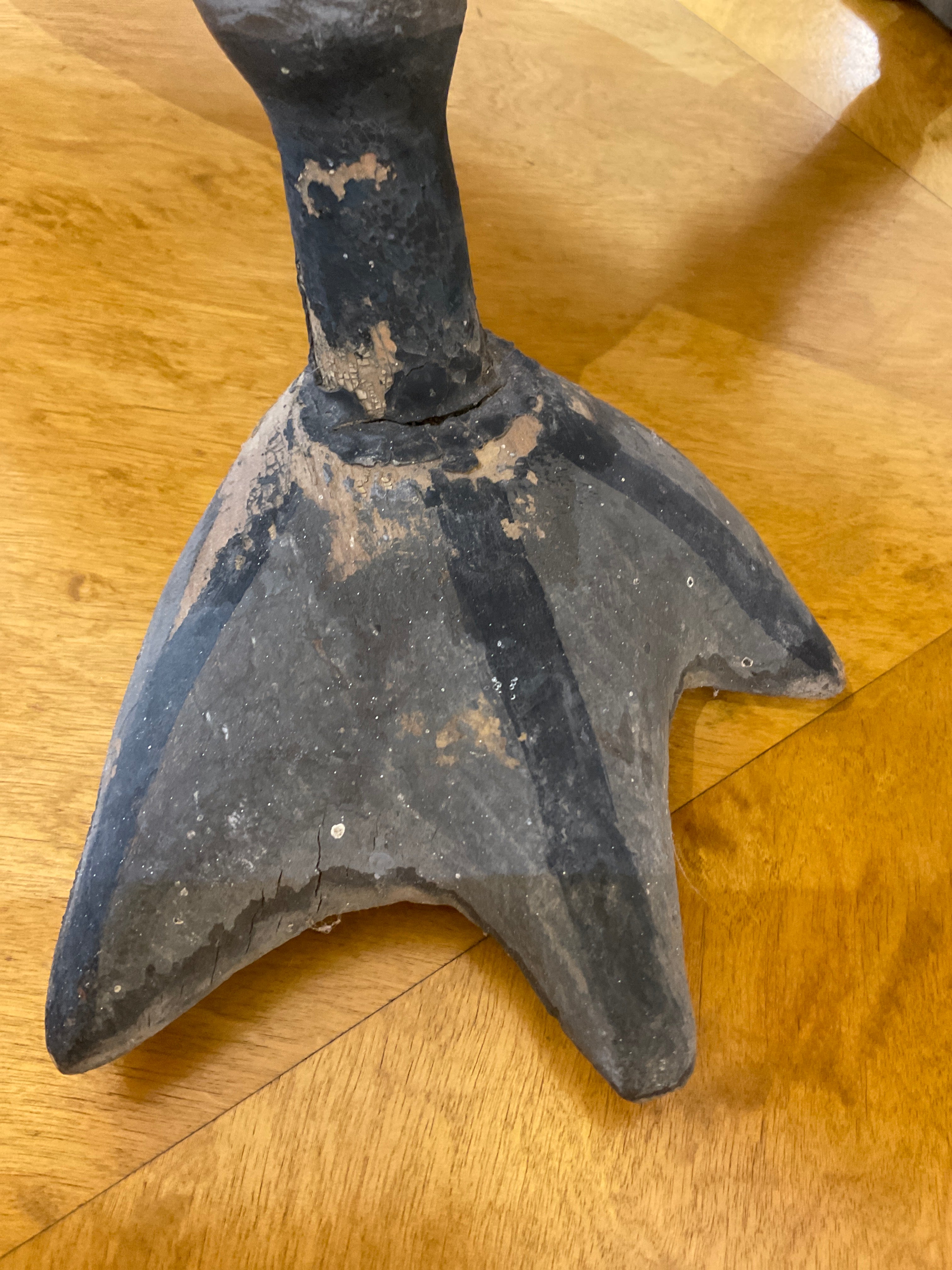 19th century american canvas and painted Goose decoy