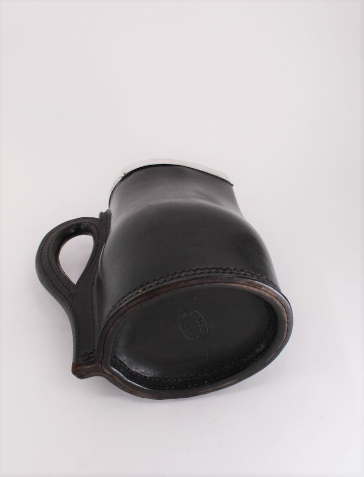 Leather and Silver Pitcher