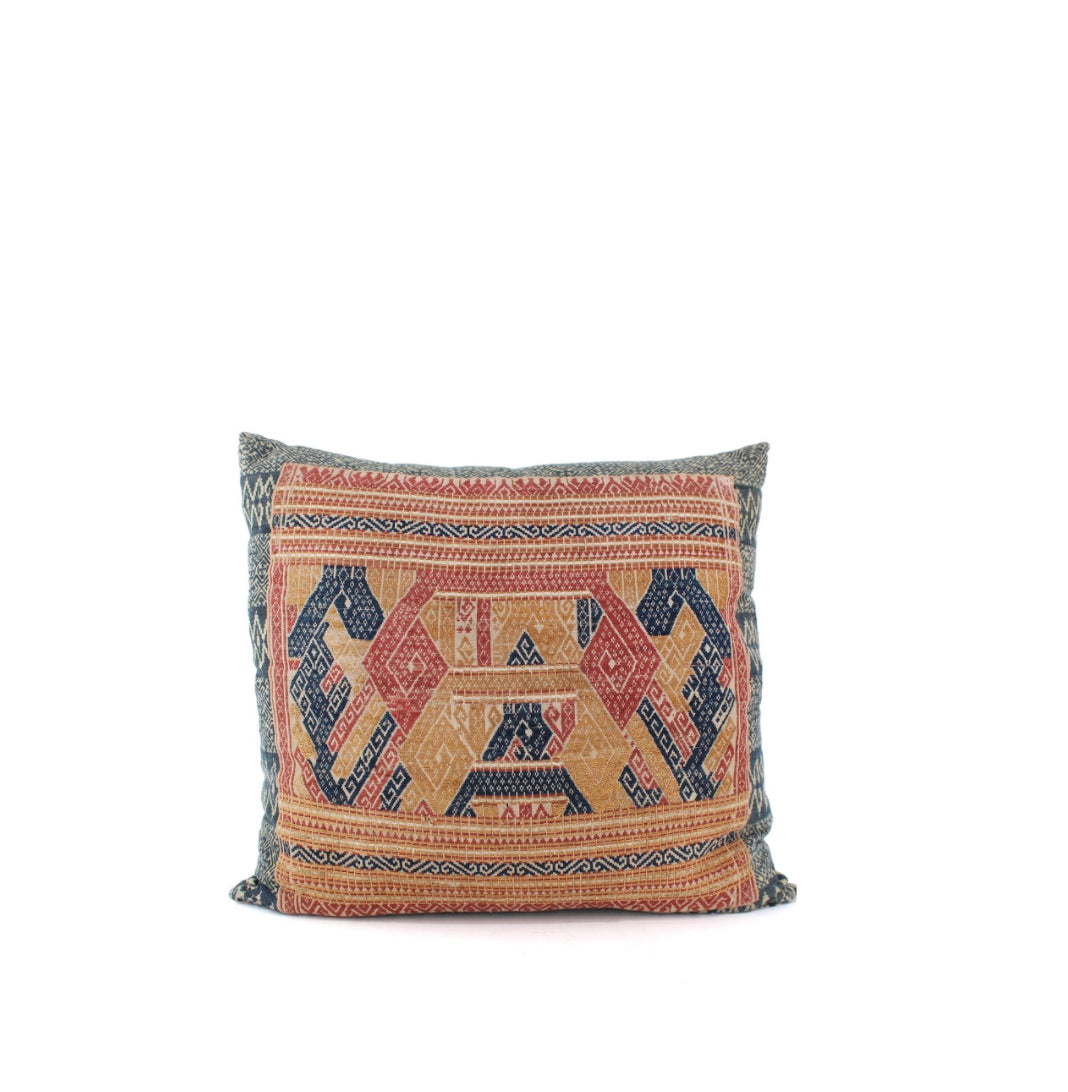 Rare Antique Indonesian Textile Pillow