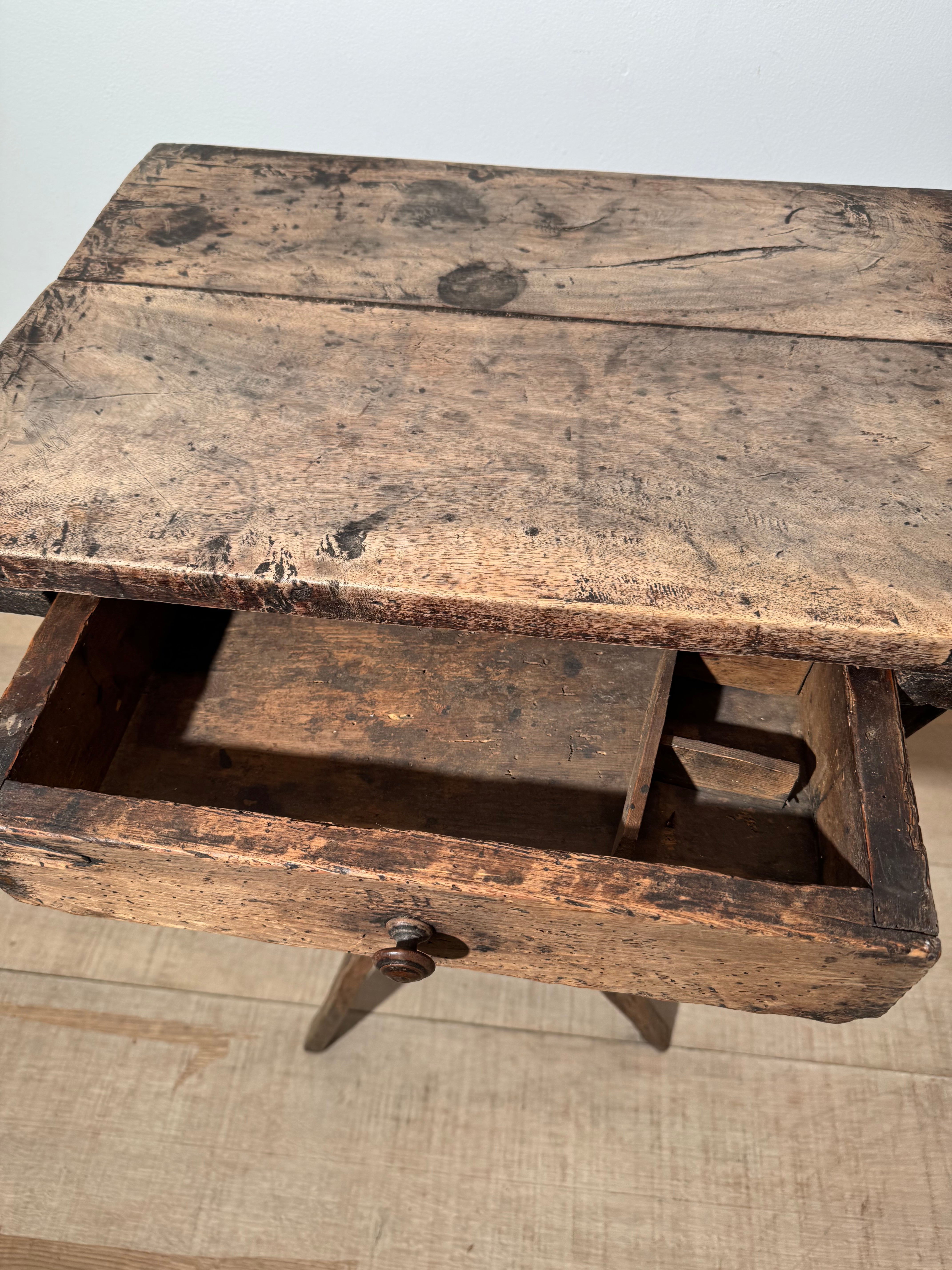 French 18th Century Primitive Side Table