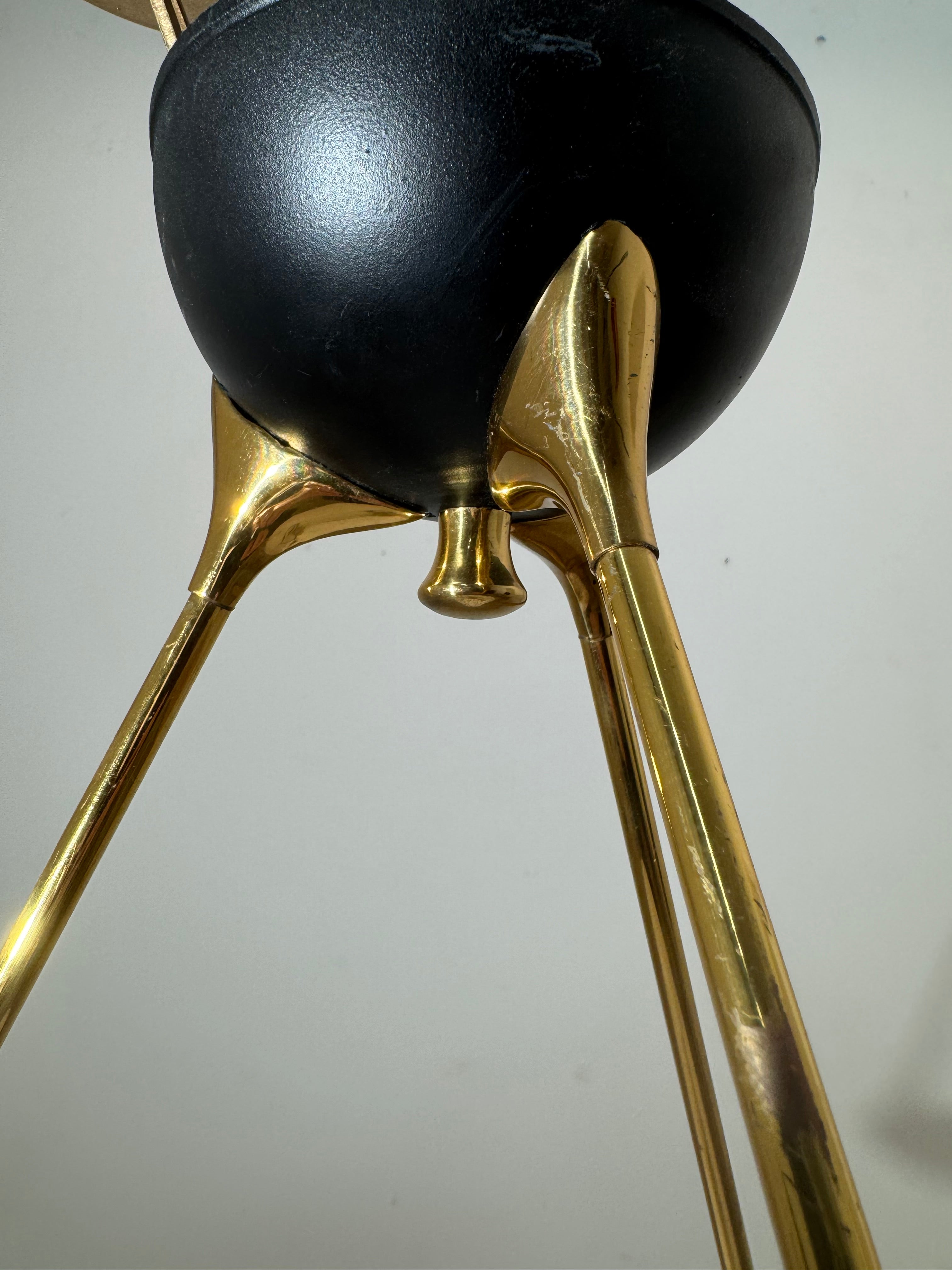 Vintage Italian Flush Mount Chandlier