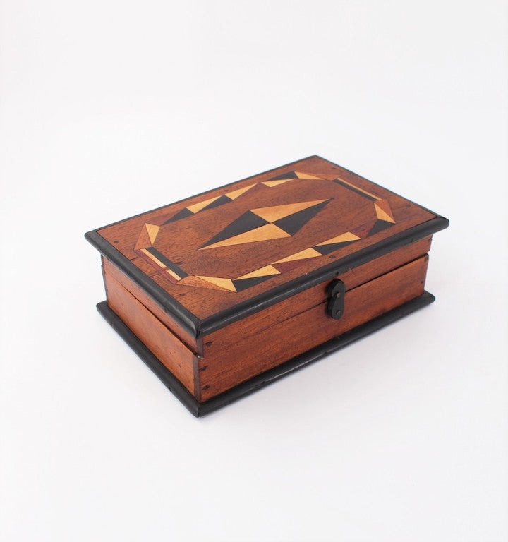 Inlaid 19th Century Wood Desk Box