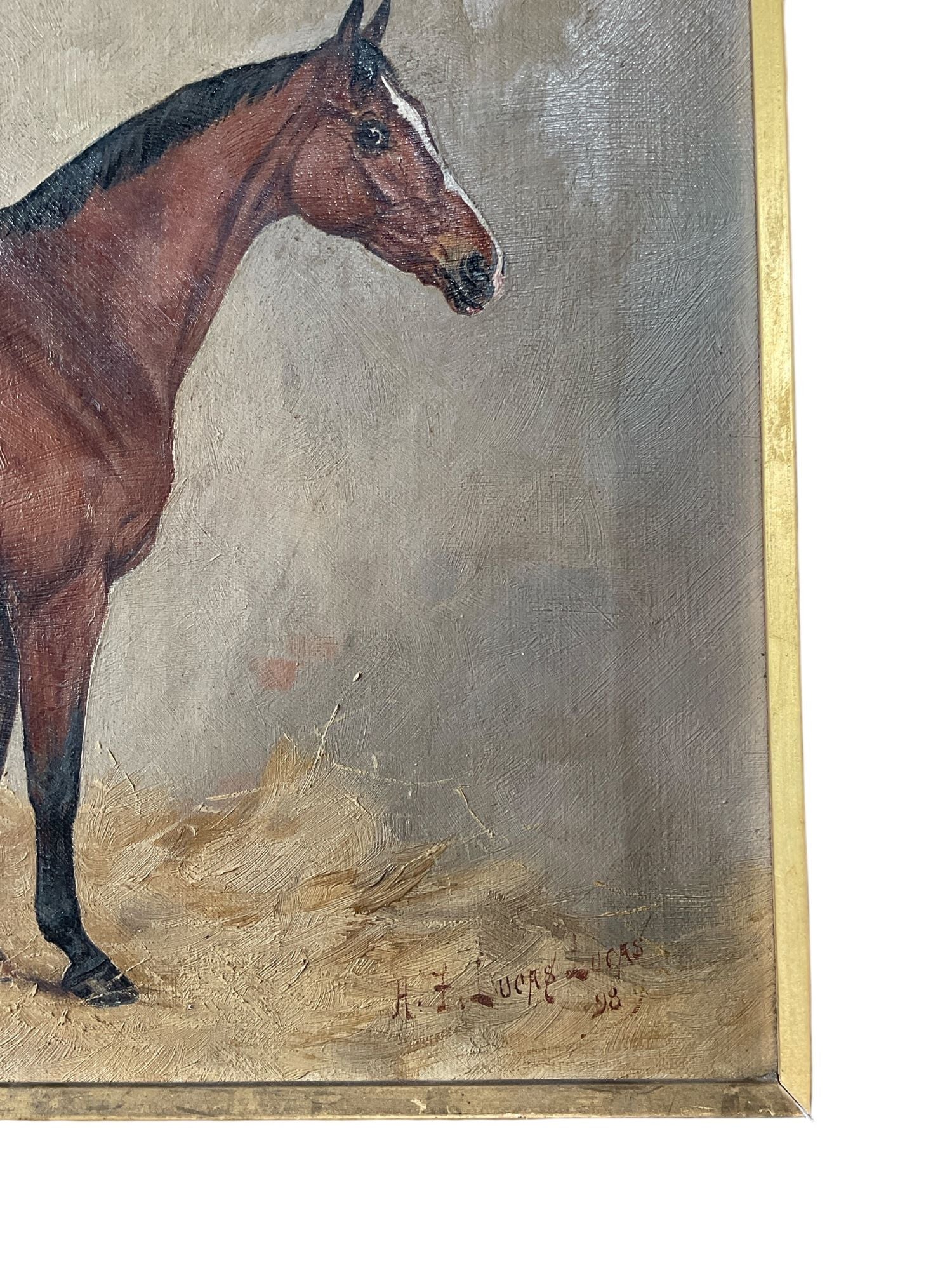 Circa 1890’s English Horse Portrait, (4) Framed Portraits Available