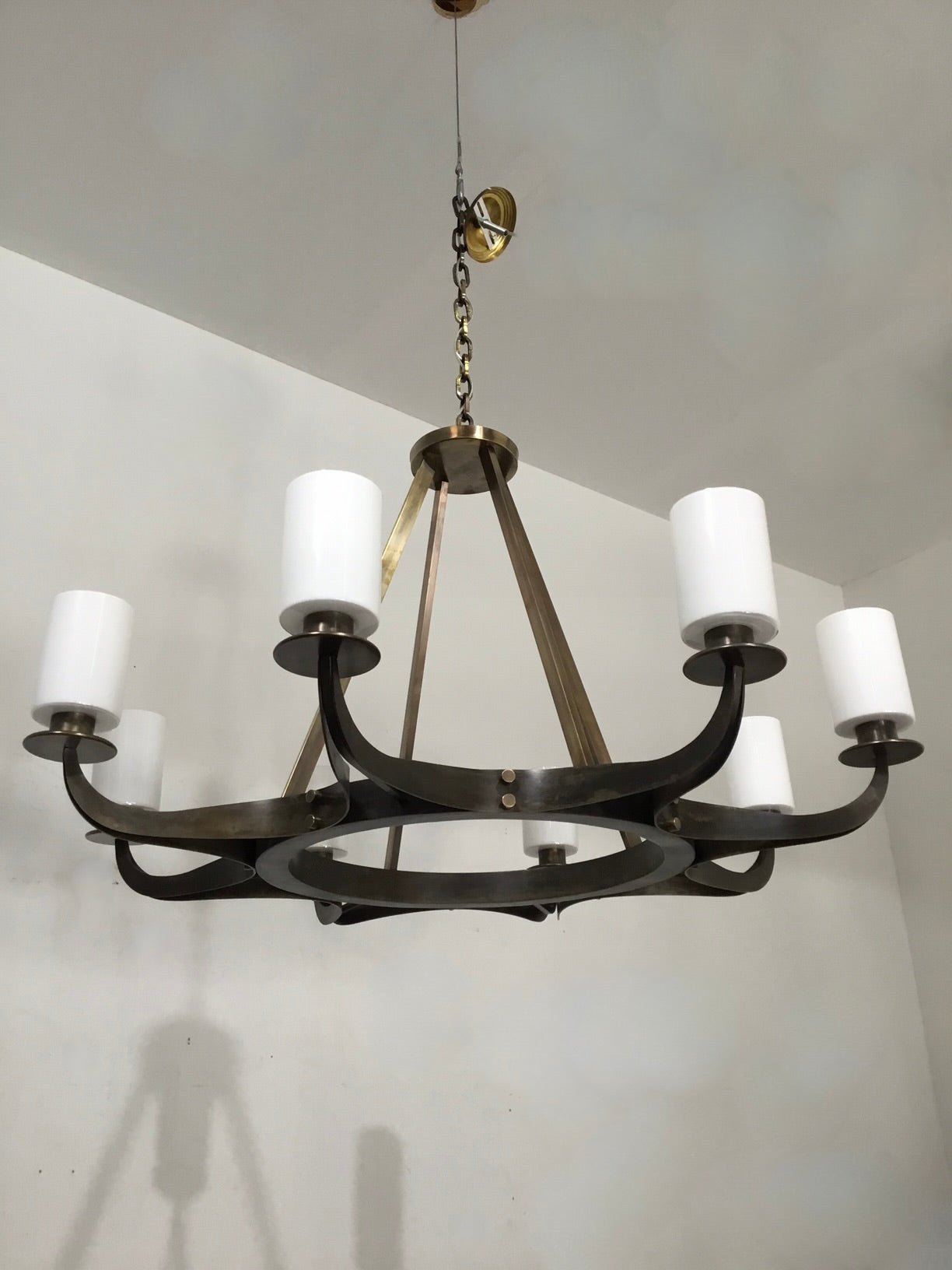 Lucca Studio Sophie Chandelier with Opaline Shades