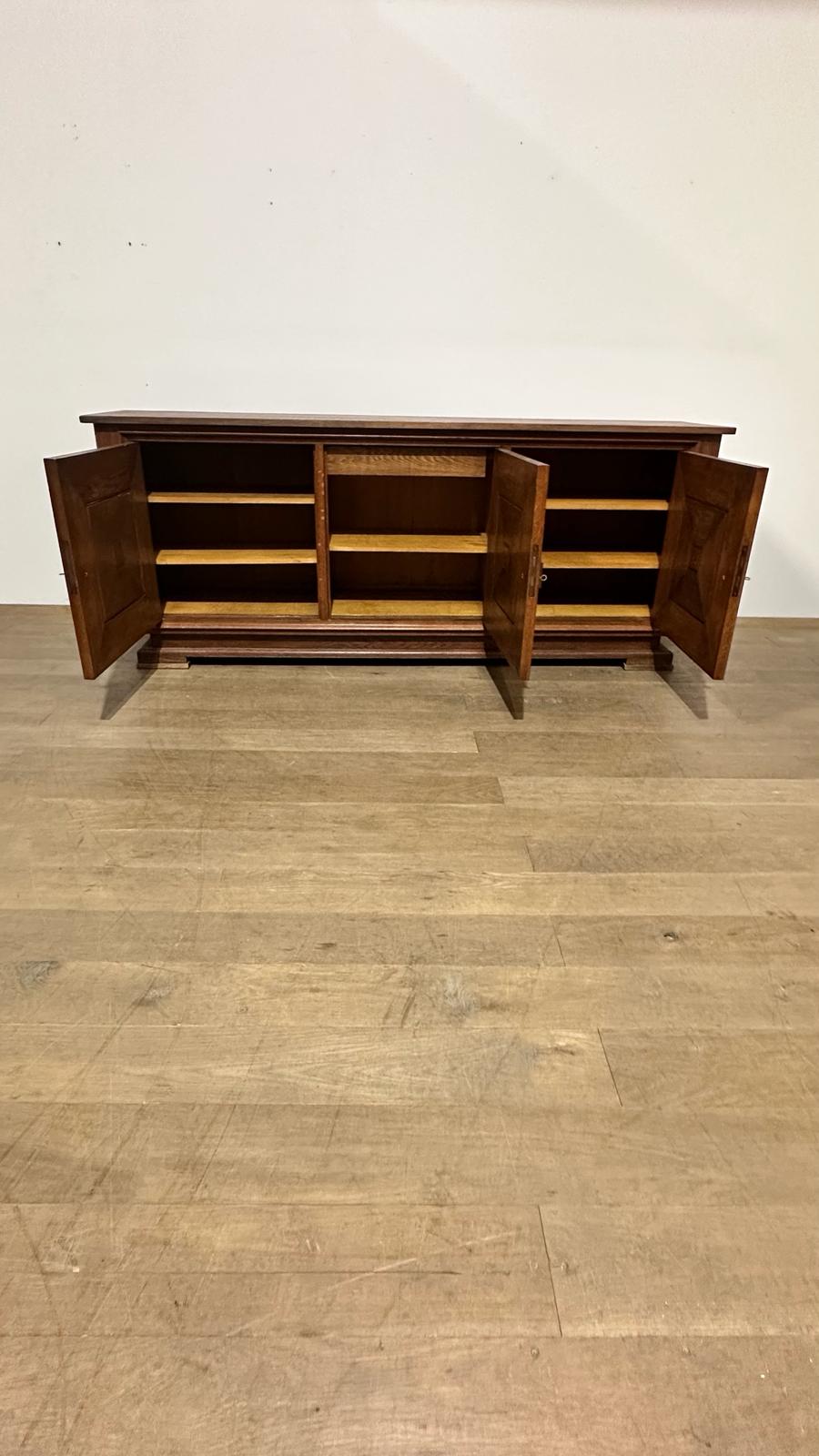 Large 1930's French Oak Sideboard