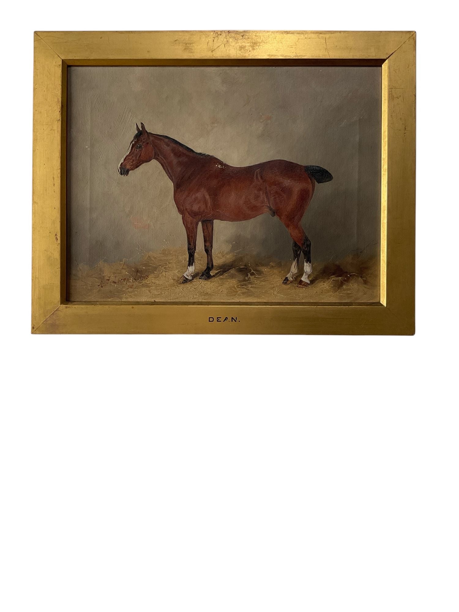 Rare Circa 1890’s English Horse Portrait, (4) Framed Portraits Available