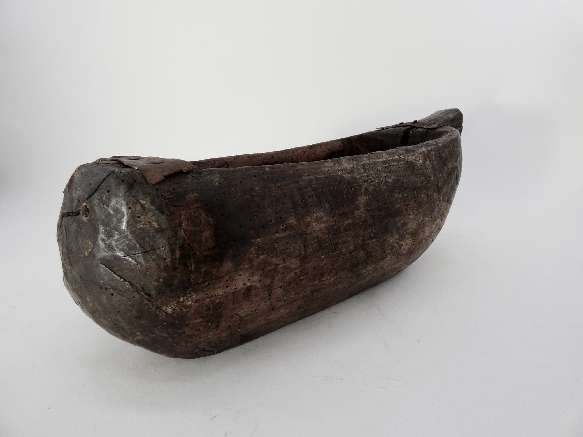 19th Century Primitive French Wooden Bowl