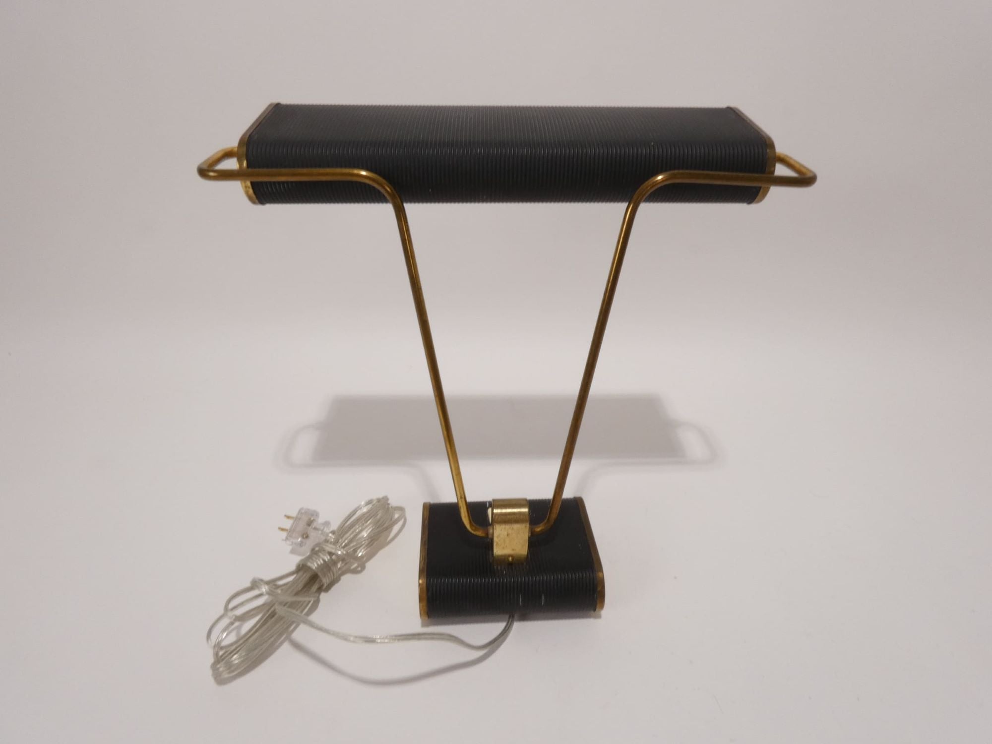 Eileen Gray Adjustable Brass and Black  Table Lamp