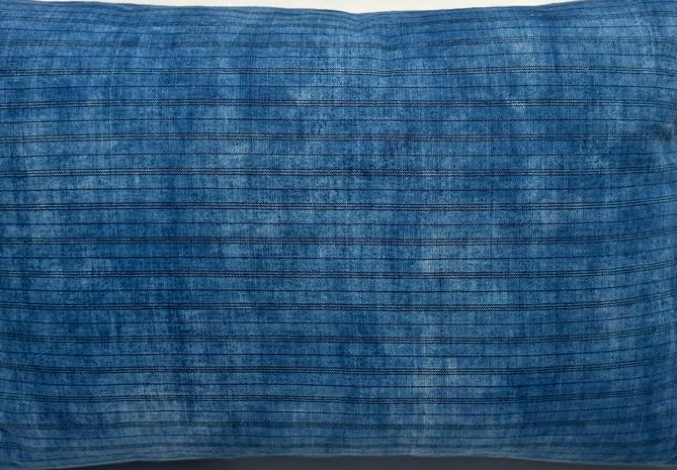 Antique Central Asia Indigo Textile Pillow