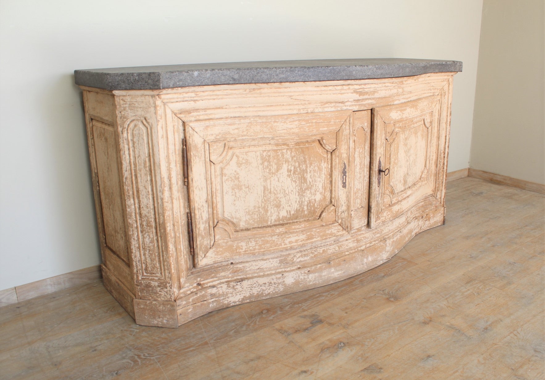 French 19th Century French Sideboard with Bluestone Top