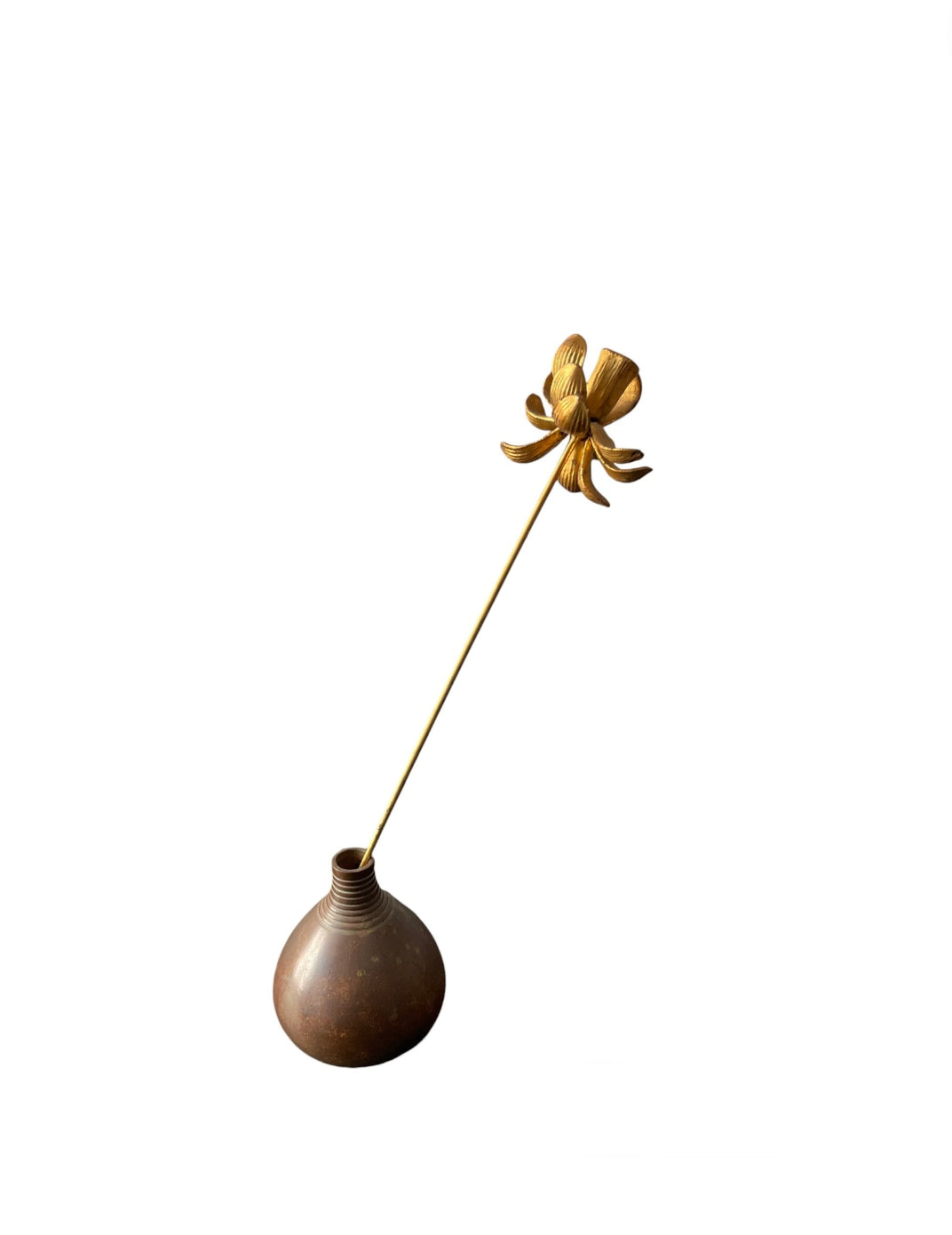 Exceptional 19th Century Gilt Wood Alter Flower