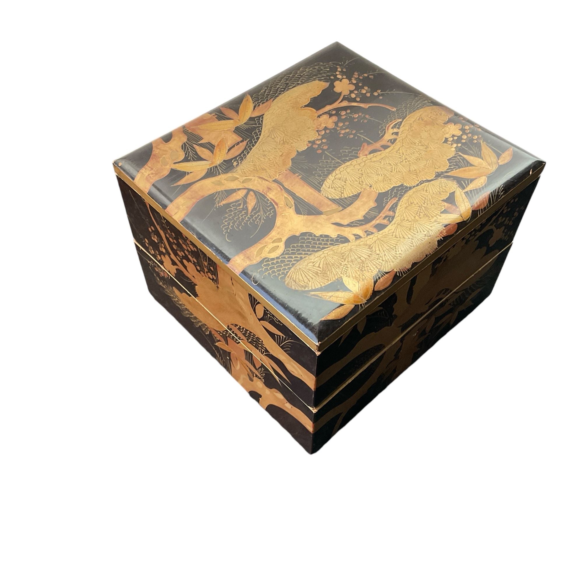 Vintage Japanese Lacquer Box