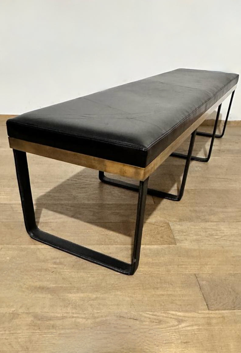 Lucca Studio Vaughn Bench (Black-4 legs)