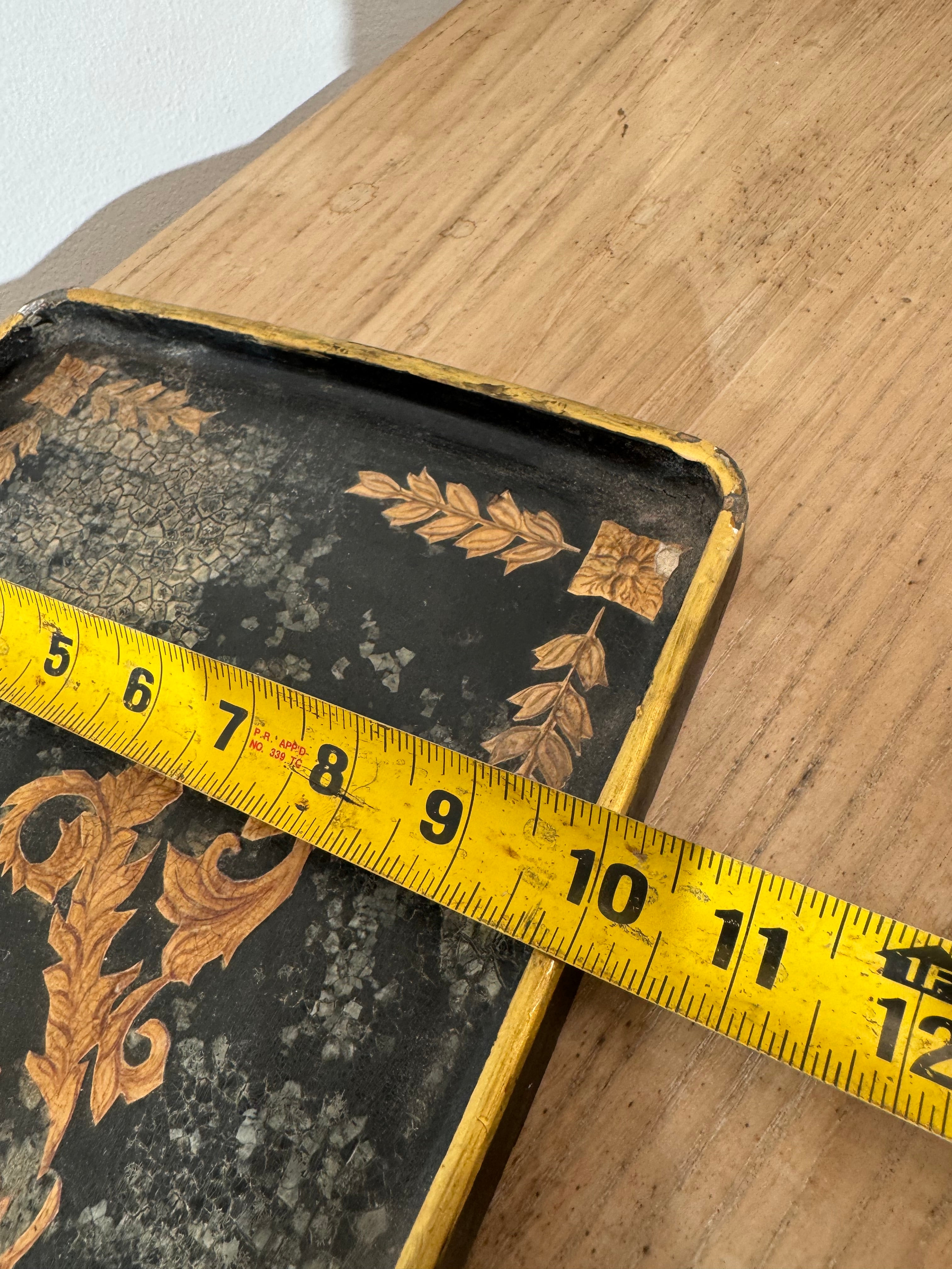 Vintage English Paper Mache Tray