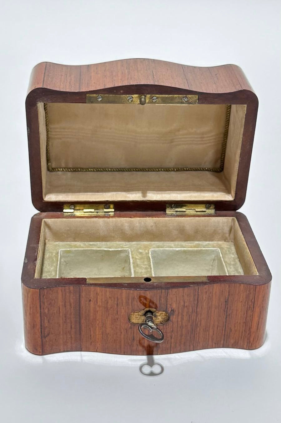 English 19th Century Inlaid Wood Box