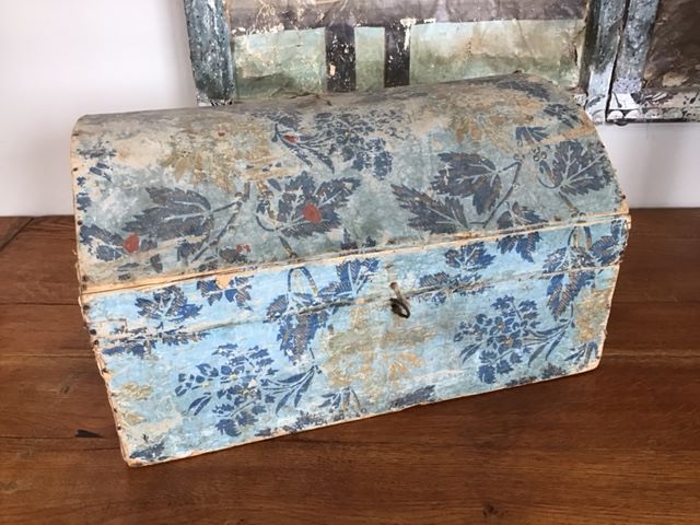 19th Century French Wallpaper Box