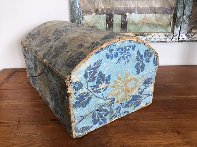 19th Century French Wallpaper Box