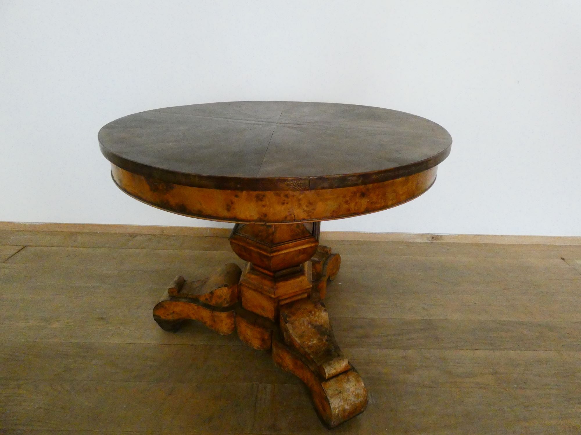 19th Century Leather Top Table