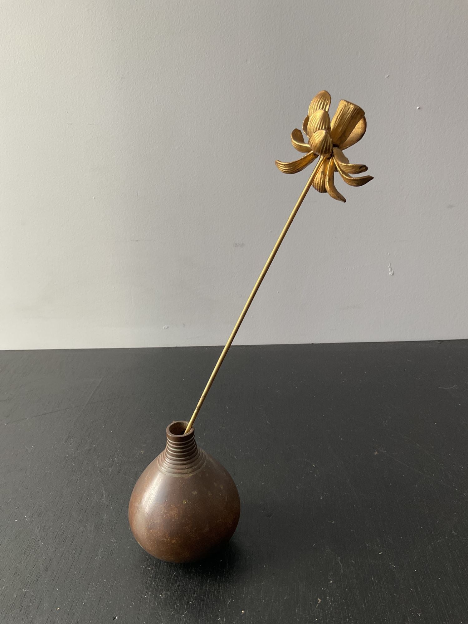 Exceptional 19th Century Gilt Wood Alter Flower