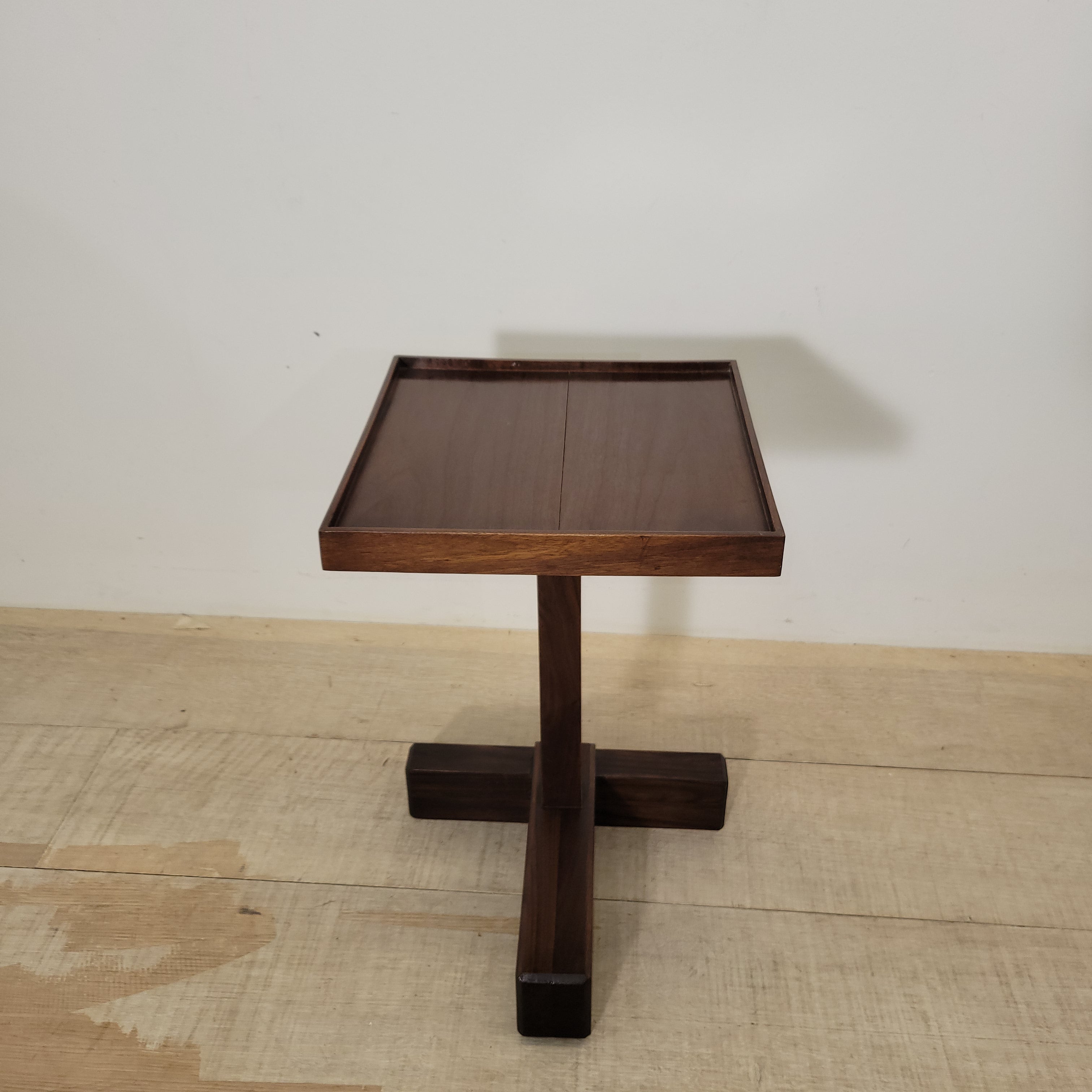 LUCCA Studio RHODES walnut side table