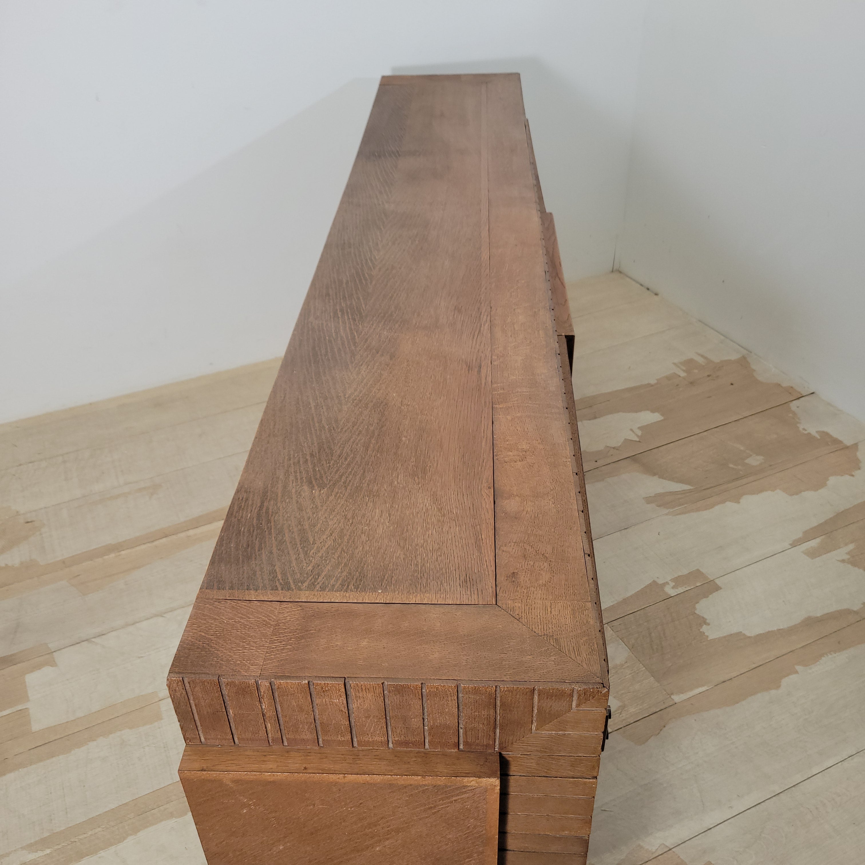 French 1930's Dark Oak Sideboard