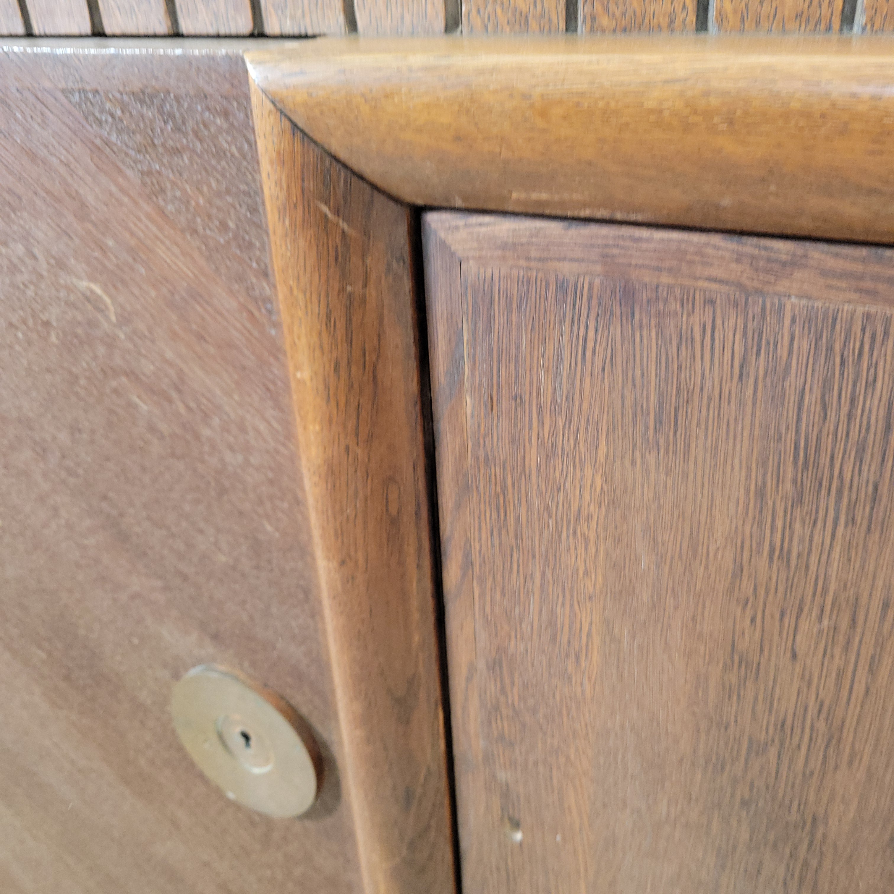 French 1930's Dark Oak Sideboard