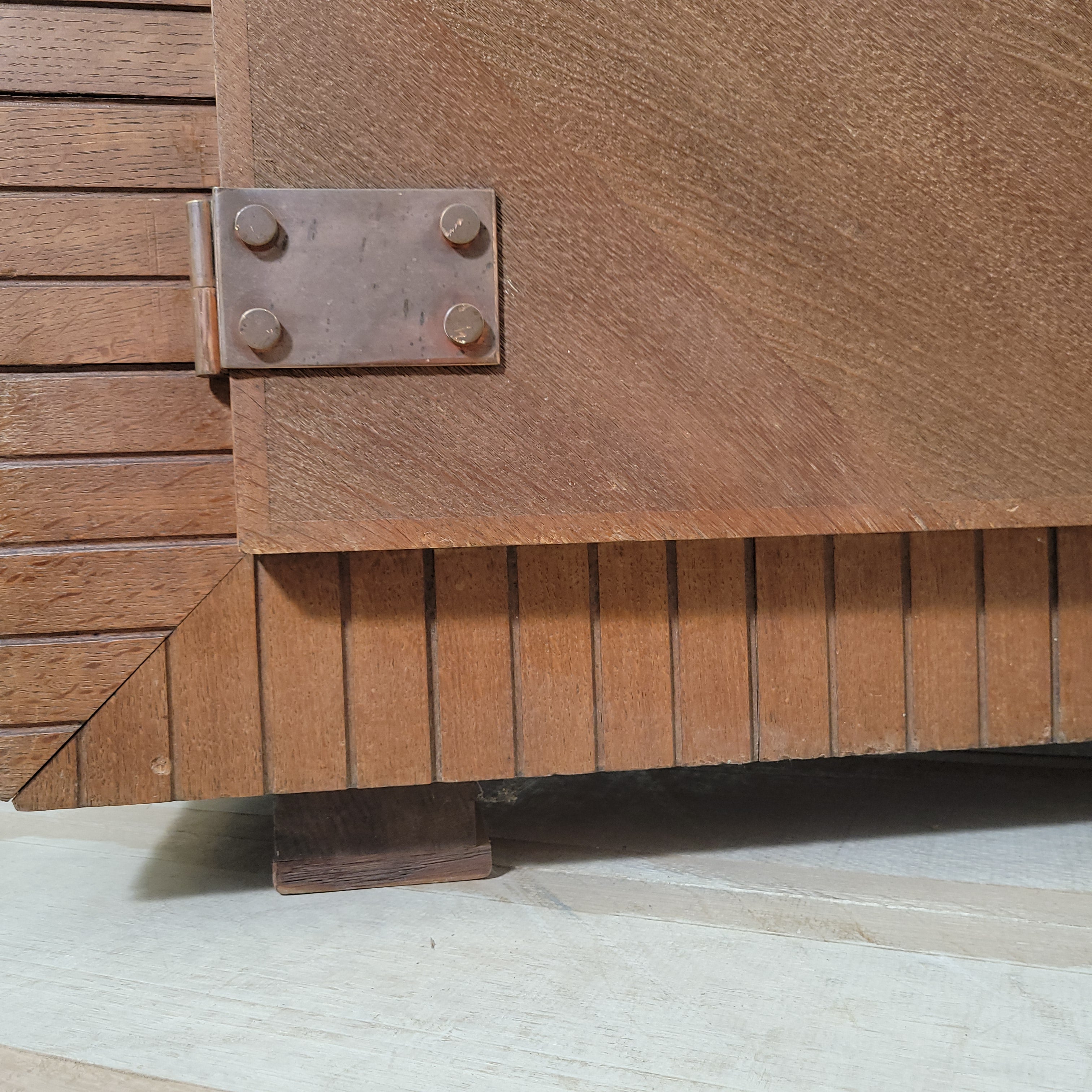 French 1930's Dark Oak Sideboard