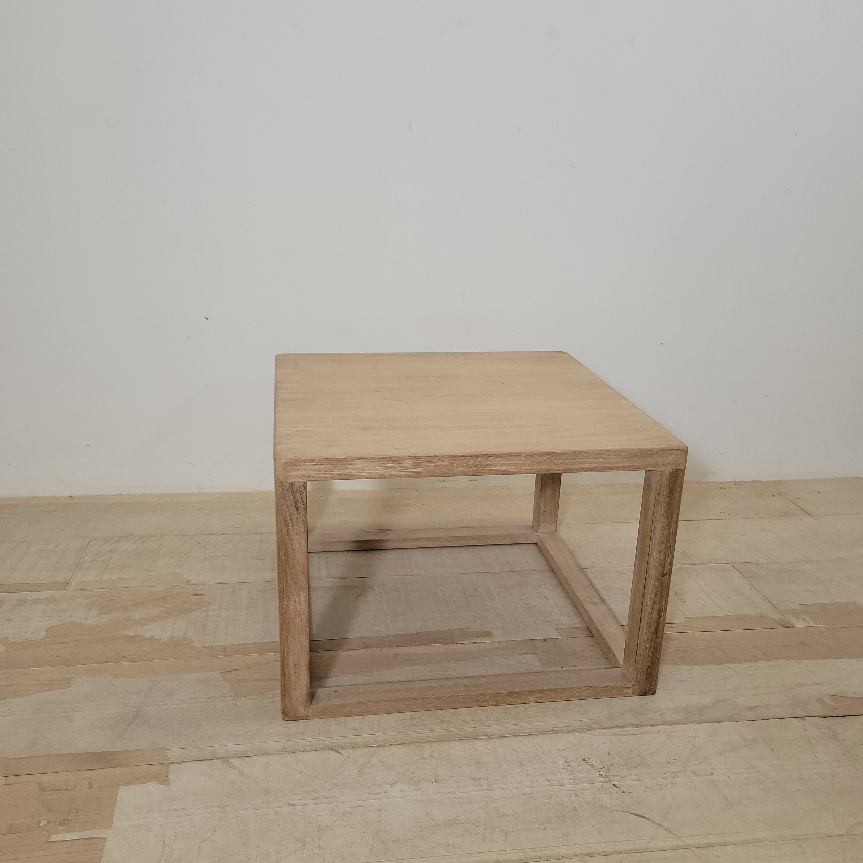 Limited Edition vintage bleached walnut coffee table