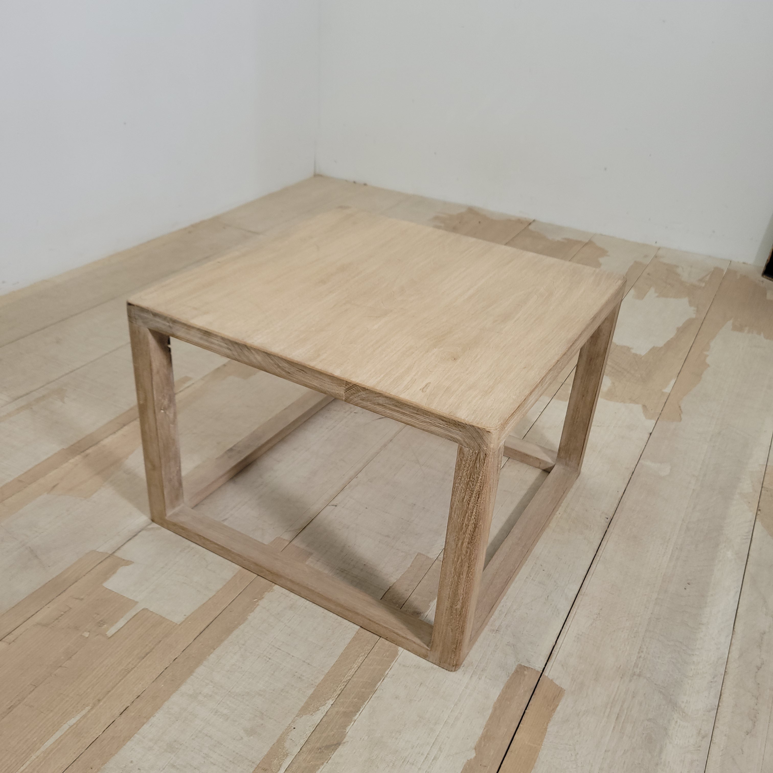 Limited Edition vintage bleached walnut coffee table